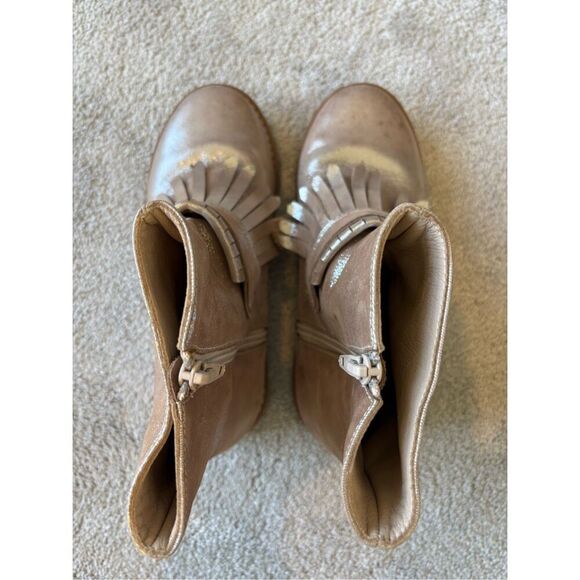 Elephantito Bootie w/ Fringes, metallic blush, $99 Sz 3 - Picture 6 of 8